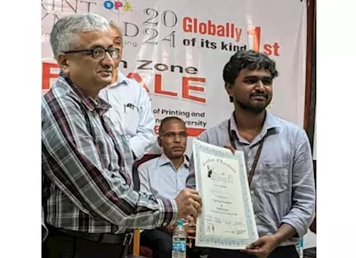 Anna University’s Praveen Kumar wins Print Olympiad South zone final 2024